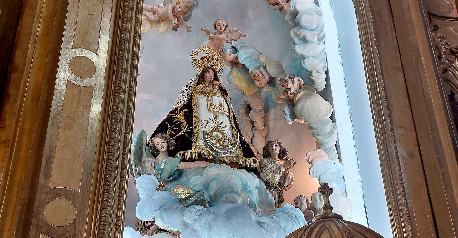 Detalle de la Virgen de Gracia