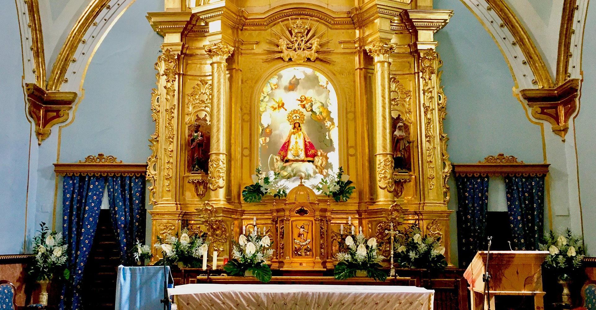 Altar de la ermita de la Virgen de Gracia